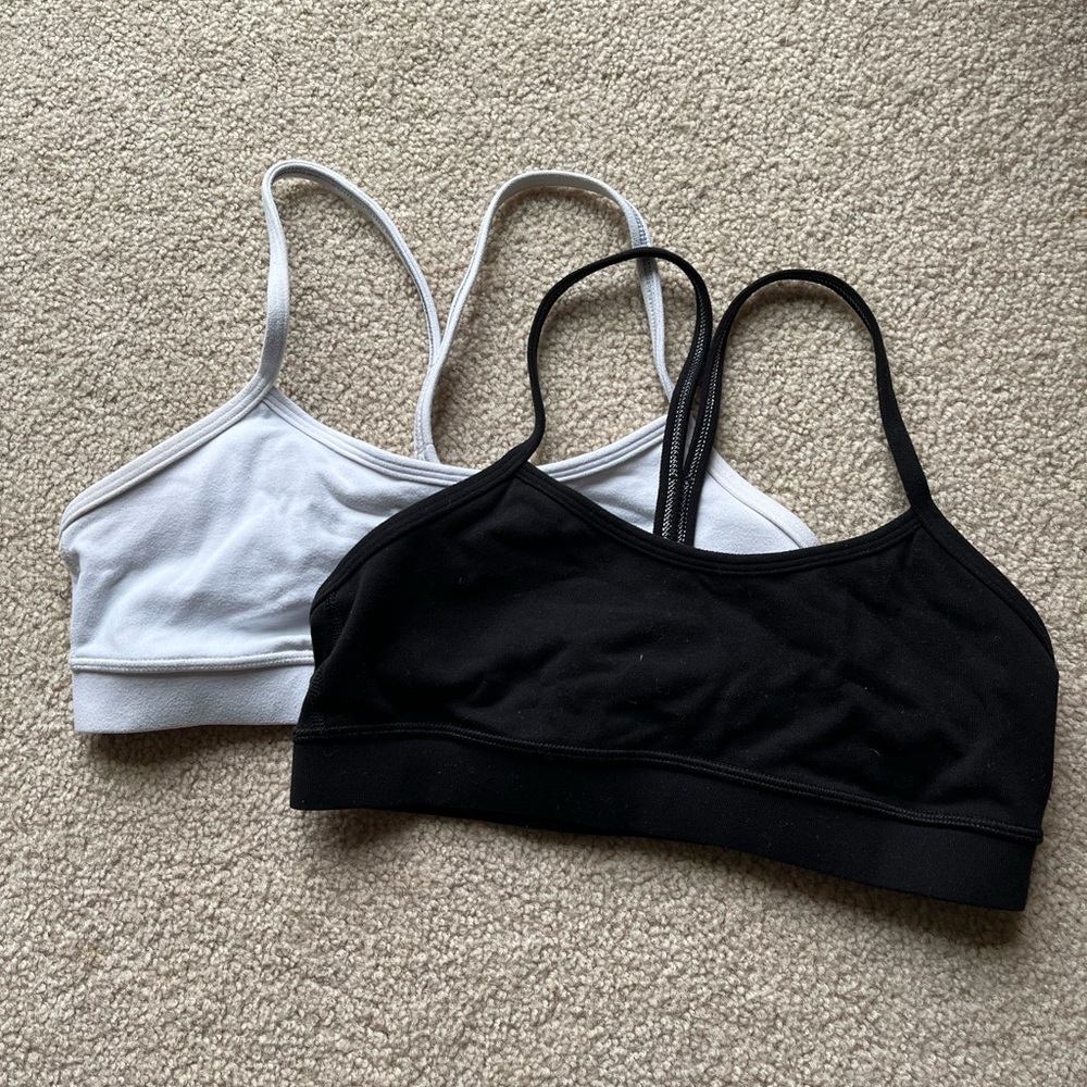 2 Lululemon Bras Black Size 6